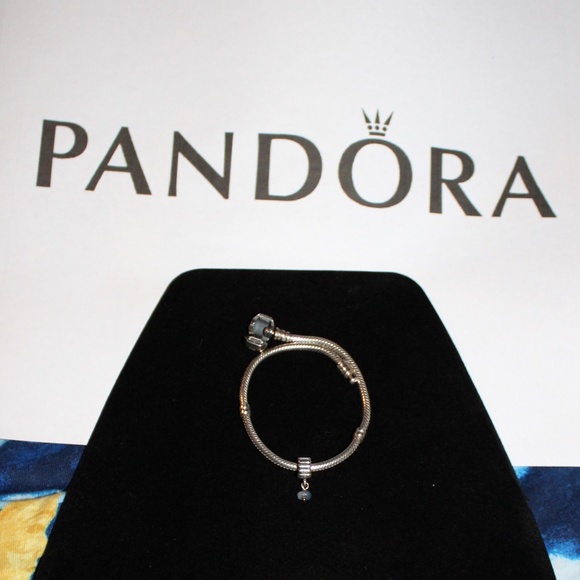Pandora Sapphire Dangle Drop - Picture 1 of 5
